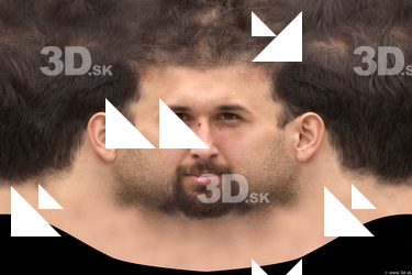 Male head texture