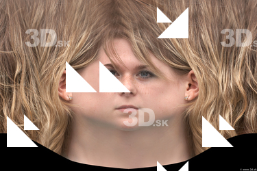Female head texture