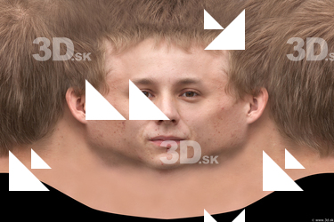 Male head texture