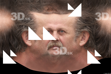 Male head texture