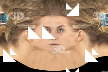 Female head texture