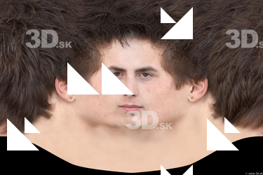 Male head texture