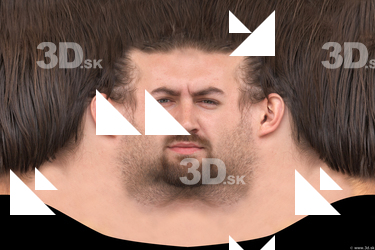 Male head texture