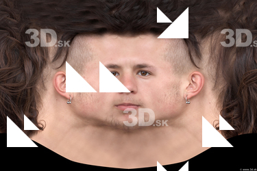 Male head texture