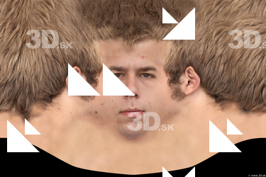 Male head texture