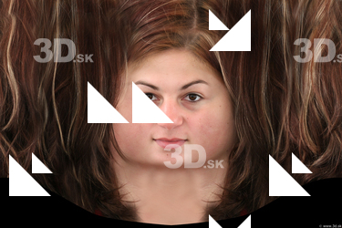 Female head texture