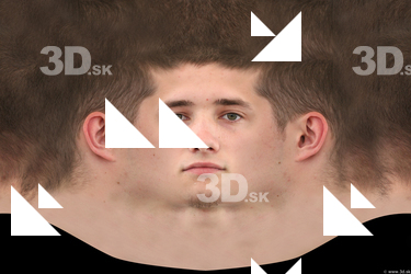 Male head texture