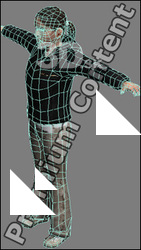 3D Model White Woman # 8