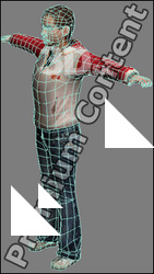 3D Model White Woman # 9