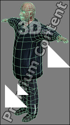 3D Model White Man # 18