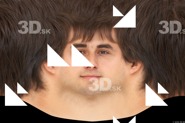Male head texture
