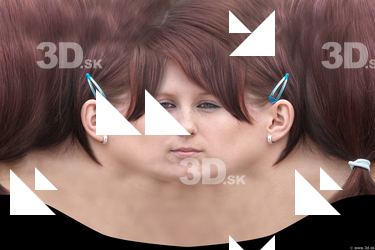 Female head texture