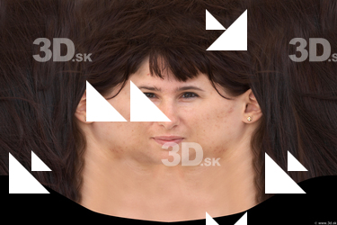 Female head texture