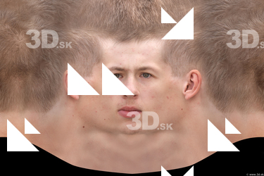 Male head texture