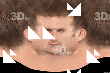 Male head texture