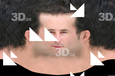 Male head texture