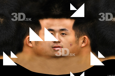 Male head texture