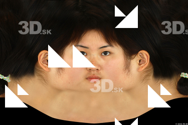 Female head texture