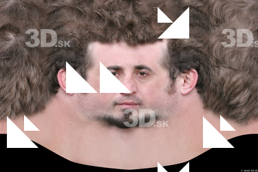 Male head texture