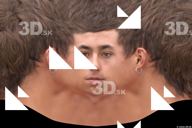 Male head texture
