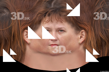 Female head texture