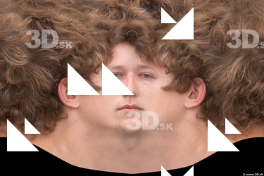 Male head texture