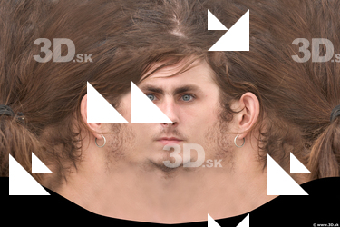 Male head texture