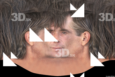 Male head texture