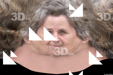 Female head texture