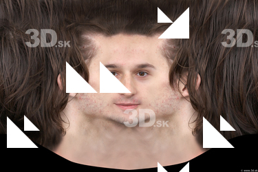 Male head texture
