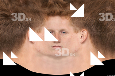 Male head texture