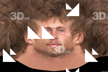 Male head texture