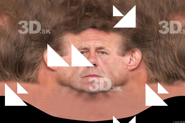 Male head texture