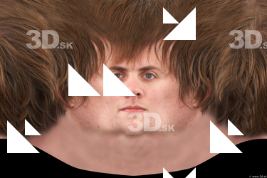 Male head texture