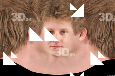 Male head texture