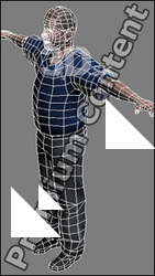 3D Model White Man # 23