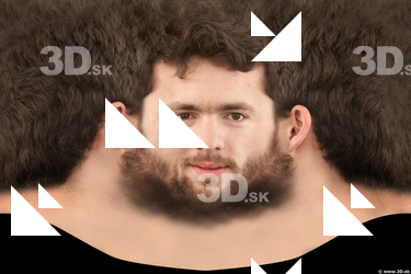 Male head texture