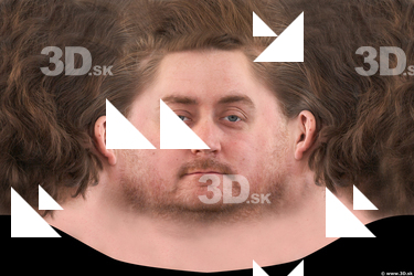 Male head texture