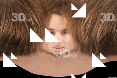 Male head texture