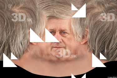 Male head texture