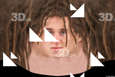 Male head texture