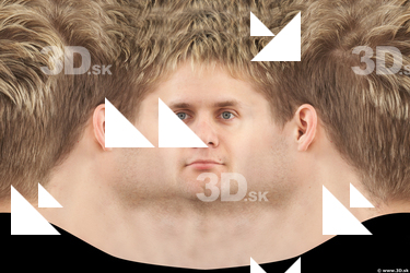 Male head texture