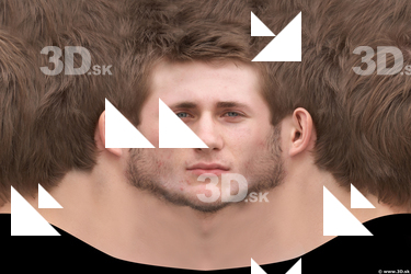 Male head texture