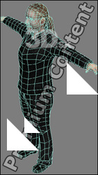 3D Model White Woman # 17