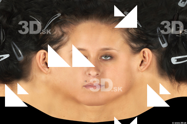 Female head texture
