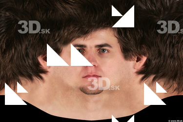 Male head texture