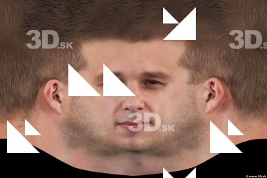 Male head texture