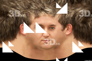 Male head texture