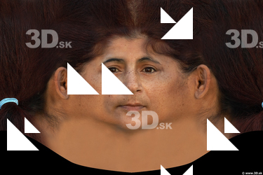 Female head texture