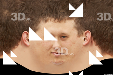 Male head texture